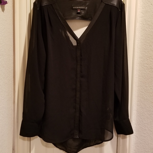 Rock & Republic Tops - Rock n Republic Sexy Black Blouse